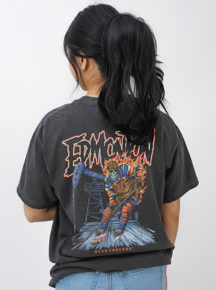 EDMONTON HOCKEY - “DT ESSENTIAL" PREMIUM T - SHIRT – T-Shirt – Dead Threads Apparel
