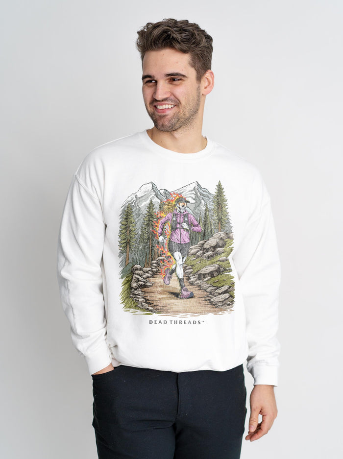 ENTRAIL RUN (FEMALE) - CREWNECK SWEATSHIRT – Sweatshirt – Dead Threads Apparel