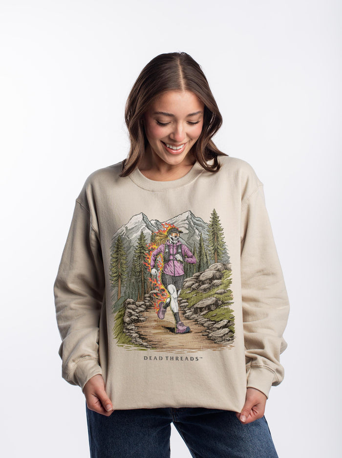 ENTRAIL RUN (FEMALE) - CREWNECK SWEATSHIRT – Sweatshirt – Dead Threads Apparel