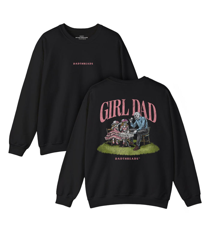 GIRL DAD v2 - “DT ESSENTIAL" CREWNECK SWEATSHIRT – Sweatshirt – Dead Threads Apparel