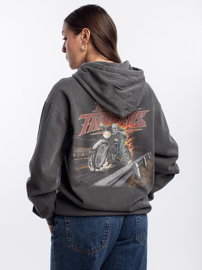 HELLBOUND HIGHWAY - “DT ESSENTIAL" HOODIE – Hoodie – Dead Threads Apparel