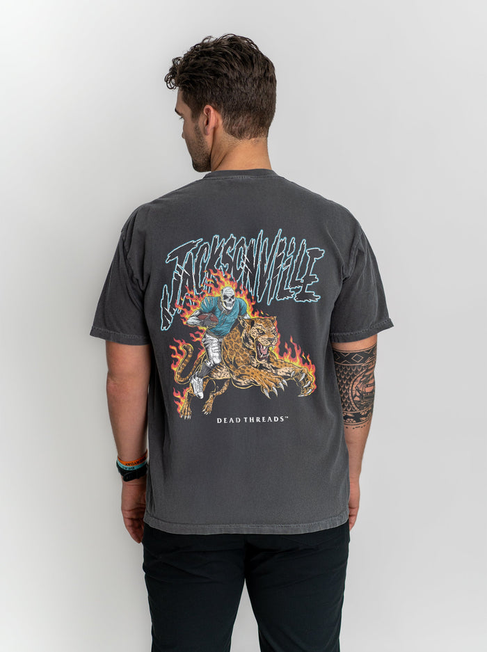 JACKSONVILLE FOOTBALL v2 - “DT ESSENTIAL" PREMIUM T - SHIRT – T-Shirt – Dead Threads Apparel