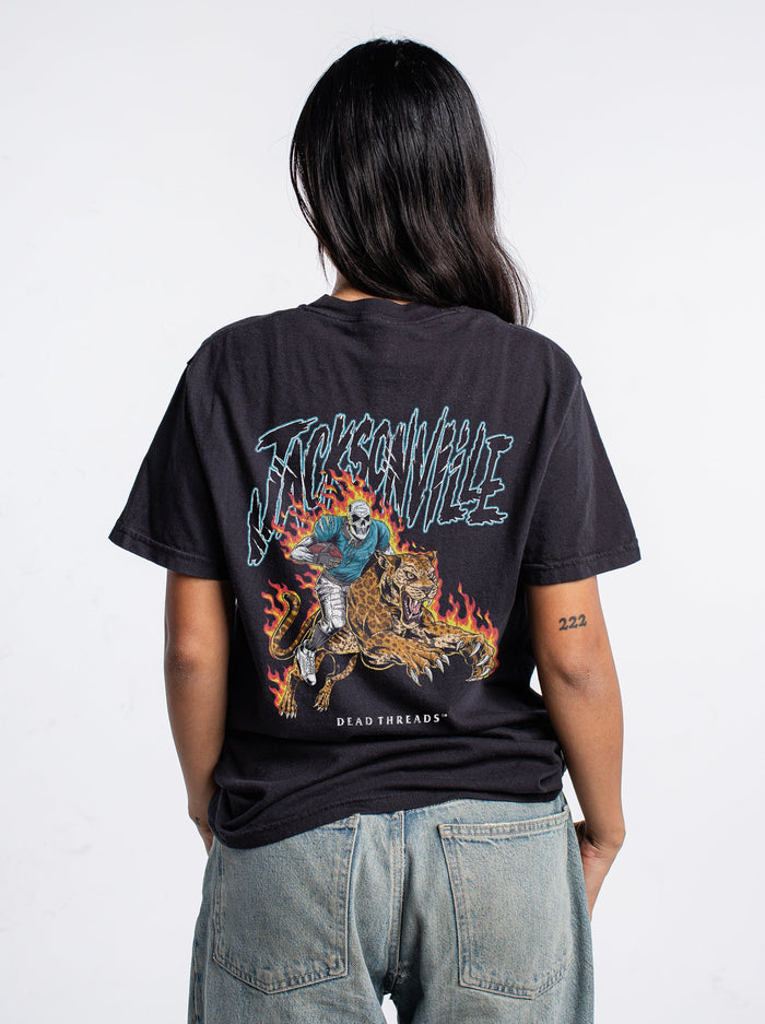 JACKSONVILLE FOOTBALL v2 - “DT ESSENTIAL" PREMIUM T - SHIRT – T-Shirt – Dead Threads Apparel