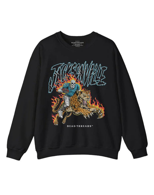 JACKSONVILLE FOOTBALL v2 CREWNECK SWEATSHIRT – Sweatshirt – Dead Threads Apparel