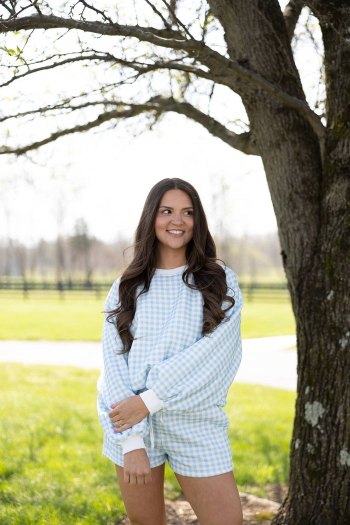 Jenna Gingham Short Set