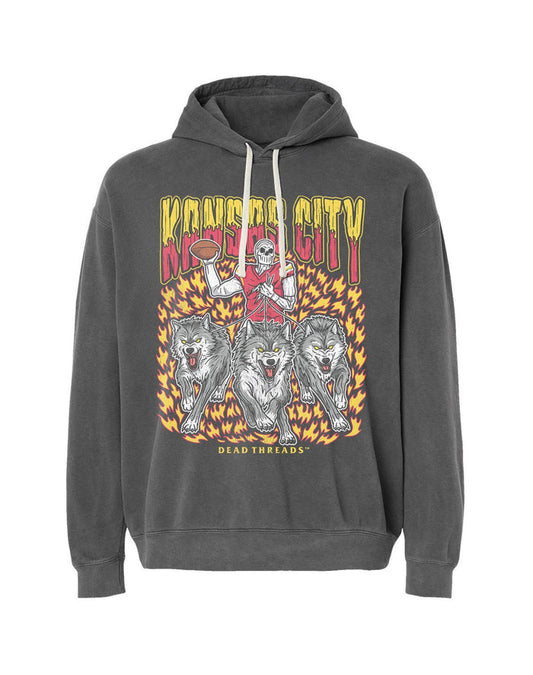 KANSAS CITY FOOTBALL v1 - LIGHTWEIGHT HOODIE – Lightweight – Dead Threads Apparel