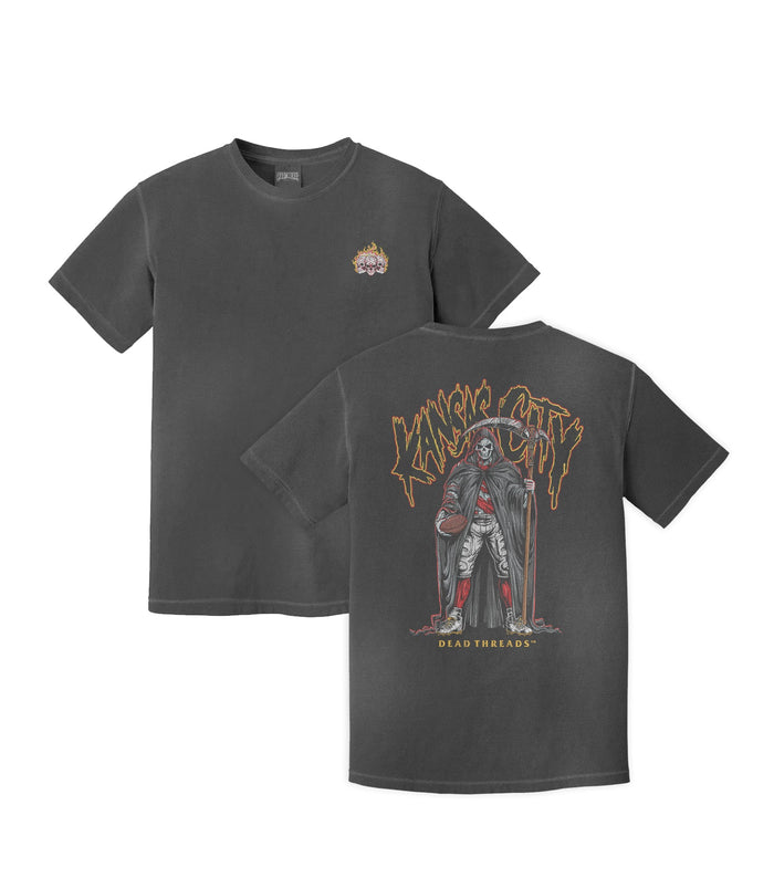 KANSAS CITY REAPER - “3 SKULL” PREMIUM T - SHIRT – T-Shirt – Dead Threads Apparel