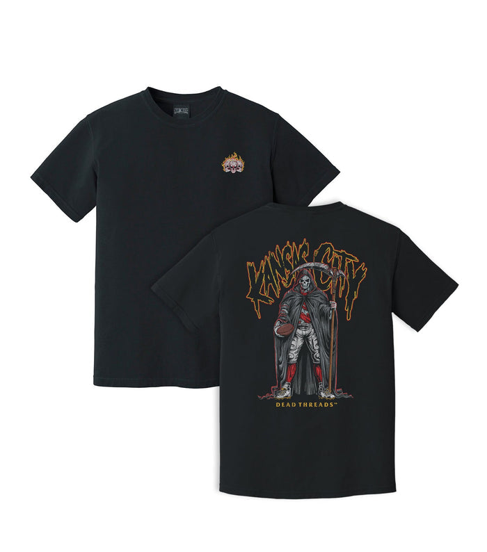 KANSAS CITY REAPER - “3 SKULL” PREMIUM T - SHIRT – T-Shirt – Dead Threads Apparel