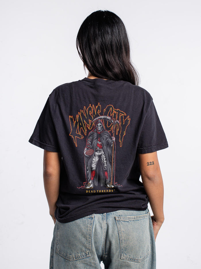 KANSAS CITY REAPER - “3 SKULL” PREMIUM T - SHIRT – T-Shirt – Dead Threads Apparel