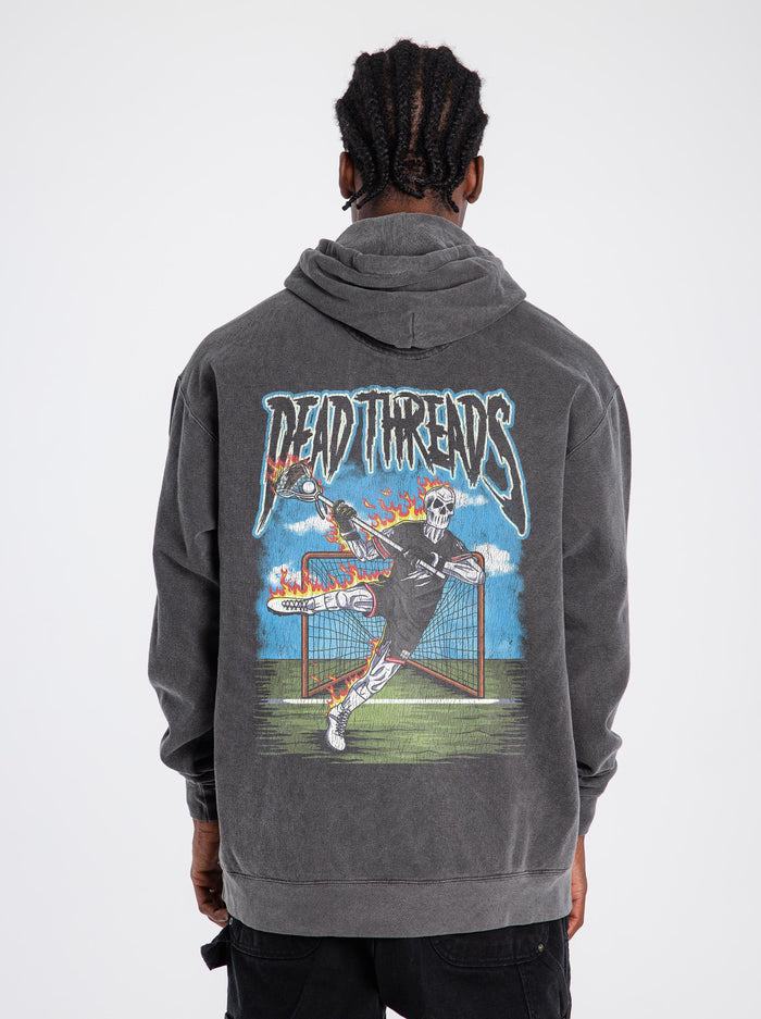 LAX TO THE BONE - “DT ESSENTIAL" HOODIE – Hoodie – Dead Threads Apparel