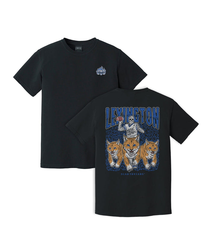 LEXINGTON FOOTBALL - “3 SKULL” PREMIUM T - SHIRT – T-Shirt – Dead Threads Apparel