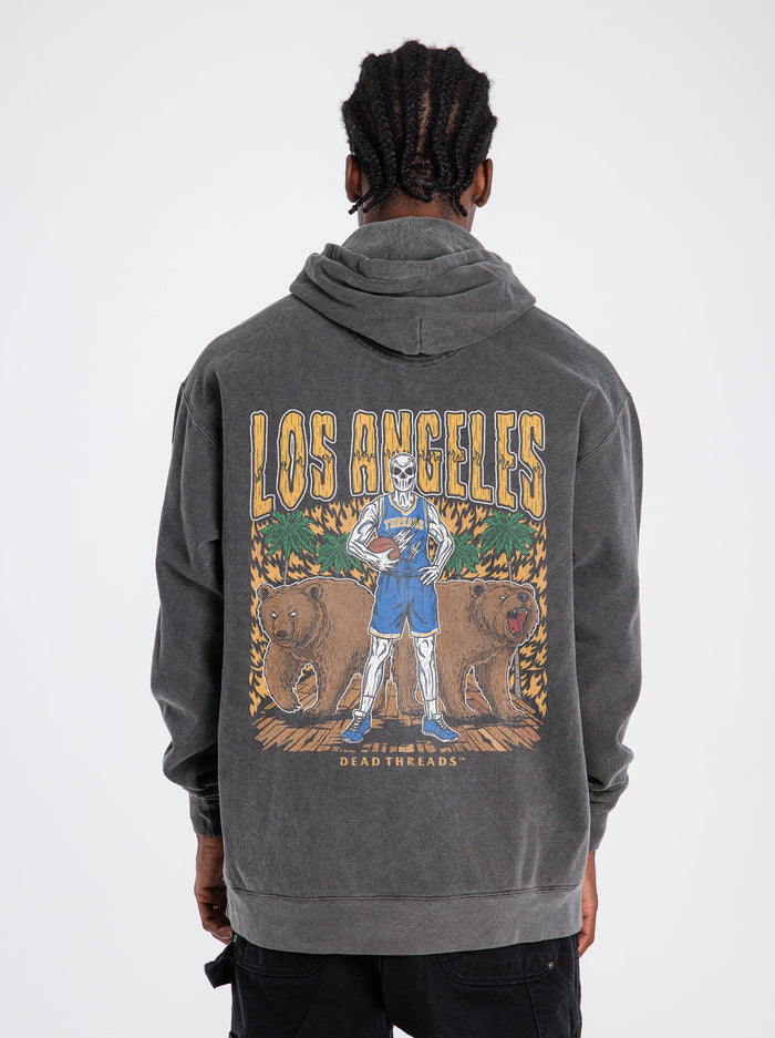 LOS ANGELES BASKETBALL - “DT ESSENTIAL" HOODIE – Hoodie – Dead Threads Apparel