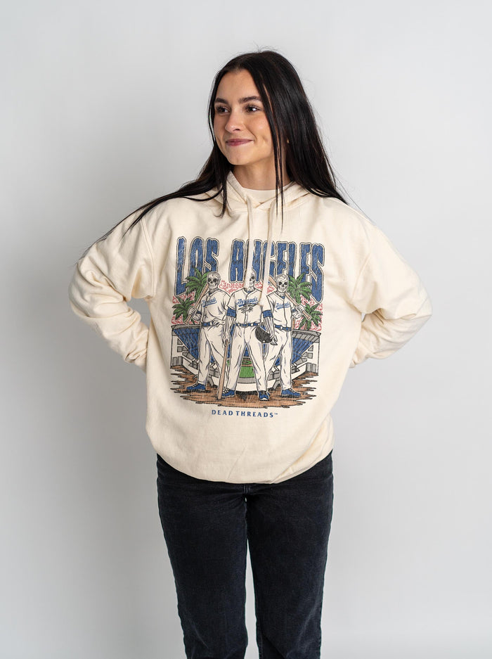 LOS ANGELES "BLUE" BASEBALL - LIGHTWEIGHT HOODIE – Lightweight – Dead Threads Apparel