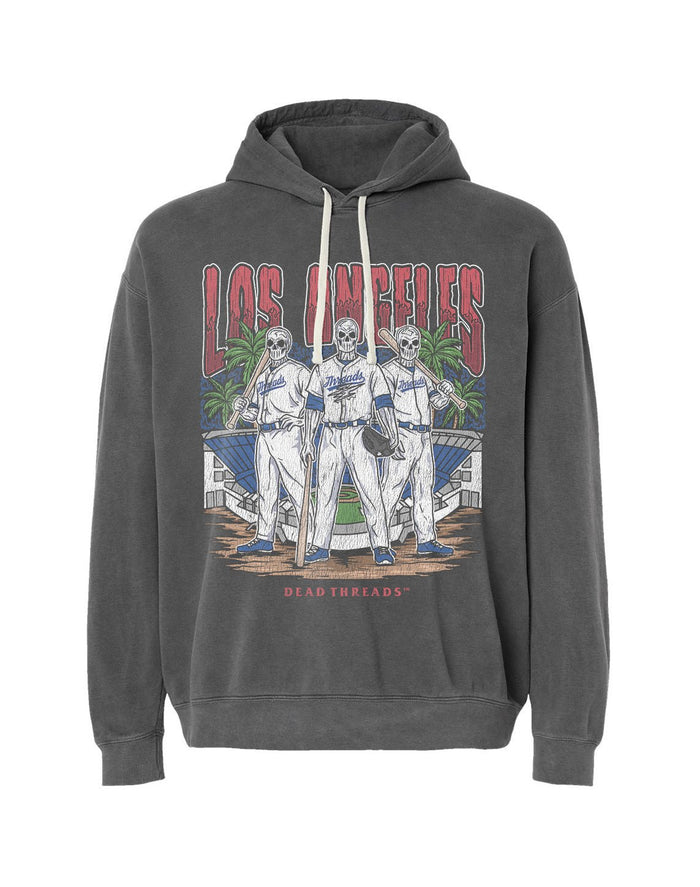 LOS ANGELES "BLUE" BASEBALL - LIGHTWEIGHT HOODIE – Lightweight – Dead Threads Apparel