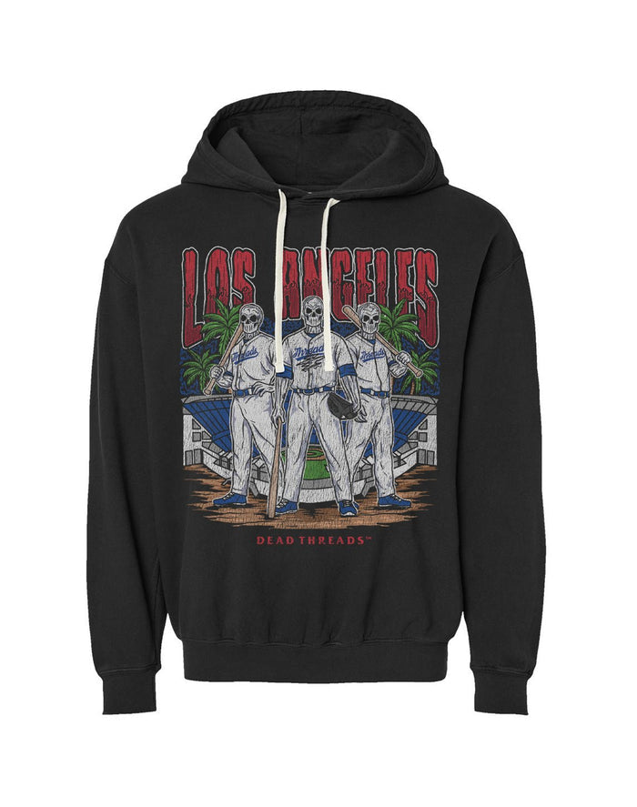 LOS ANGELES "BLUE" BASEBALL - LIGHTWEIGHT HOODIE – Lightweight – Dead Threads Apparel