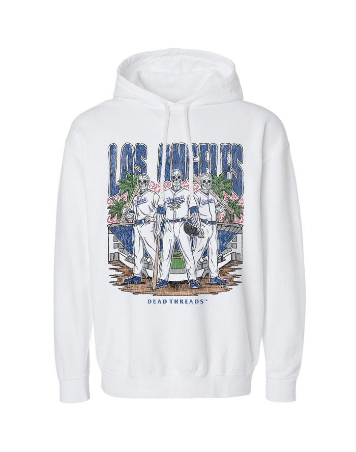 LOS ANGELES "BLUE" BASEBALL - LIGHTWEIGHT HOODIE – Lightweight – Dead Threads Apparel