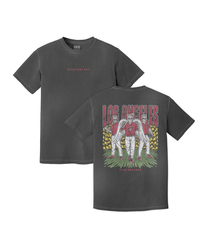 LOS ANGELES “RED” BASEBALL - “DT ESSENTIAL" PREMIUM T - SHIRT – T-Shirt – Dead Threads Apparel