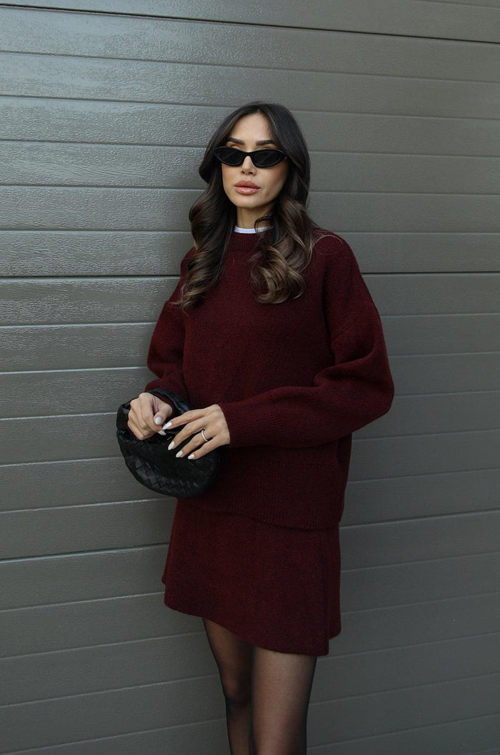 LYANNAH - ELEGANT KNITTED TWO PIECE SET
