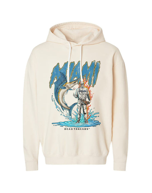 MIAMI BASEBALL - LIGHTWEIGHT HOODIE – Lightweight – Dead Threads Apparel