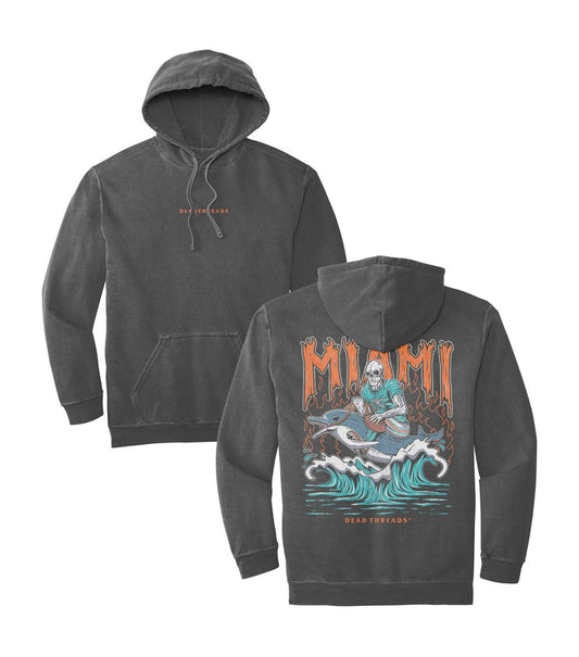 MIAMI FOOTBALL - “DT ESSENTIAL" HOODIE – Hoodie – Dead Threads Apparel