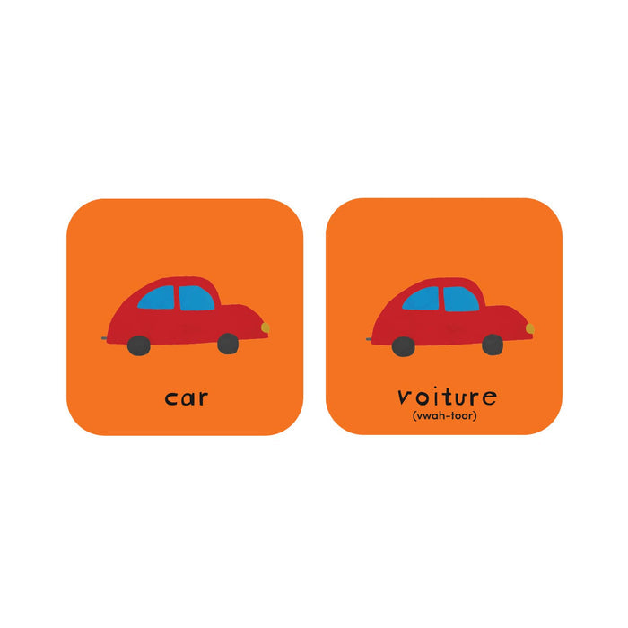 Minilingo Bilingual French/English Flashcards for Kids