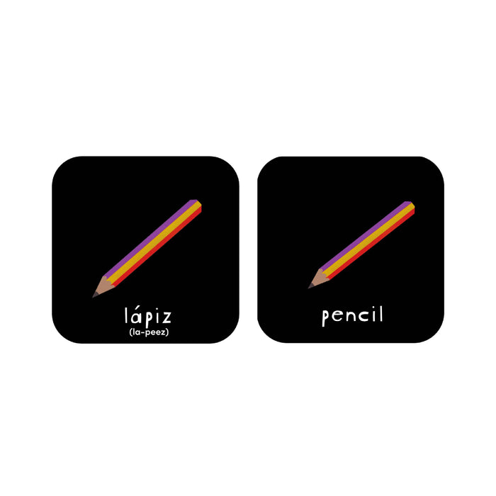 Minilingo Spanish/English Bilingual Flashcards for Kids