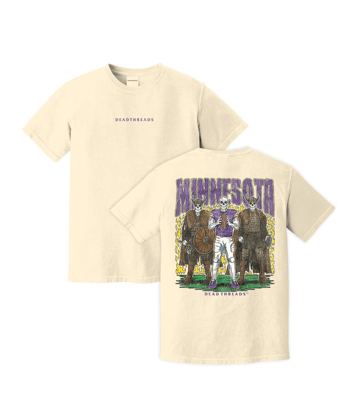 MINNESOTA FOOTBALL v3 - “DT ESSENTIAL" PREMIUM T - SHIRT – T-Shirt – Dead Threads Apparel