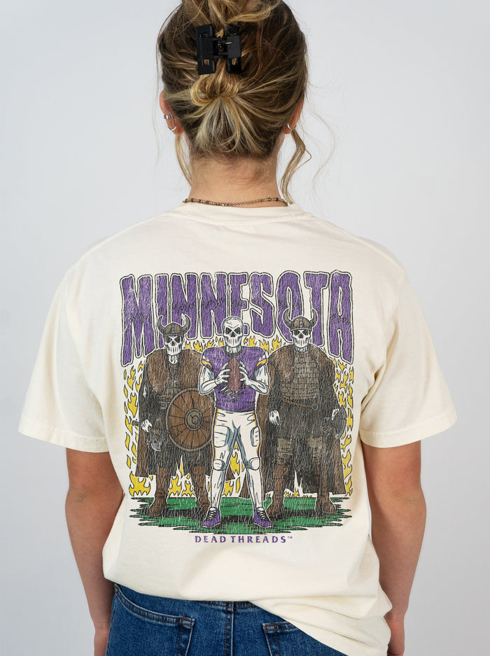 MINNESOTA FOOTBALL v3 - “DT ESSENTIAL" PREMIUM T - SHIRT – T-Shirt – Dead Threads Apparel