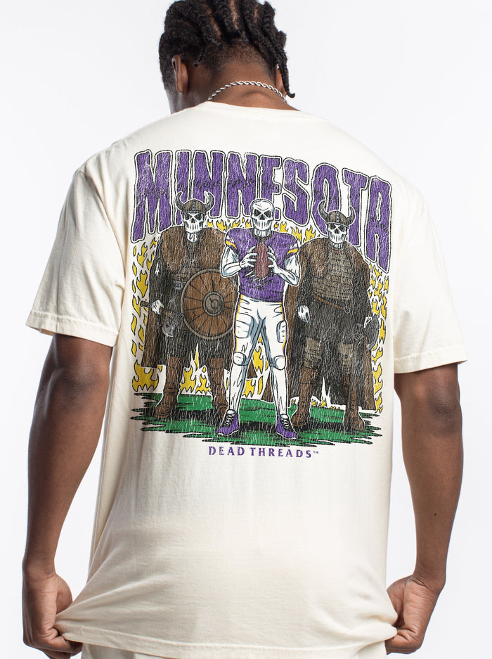 MINNESOTA FOOTBALL v3 - “DT ESSENTIAL" PREMIUM T - SHIRT – T-Shirt – Dead Threads Apparel