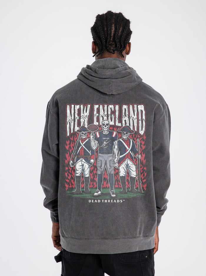 NEW ENGLAND FOOTBALL - “DT ESSENTIAL" HOODIE – Hoodie – Dead Threads Apparel