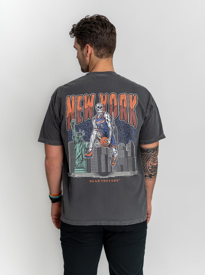 NEW YORK BASKETBALL - “DT ESSENTIAL" PREMIUM T - SHIRT – T-Shirt – Dead Threads Apparel