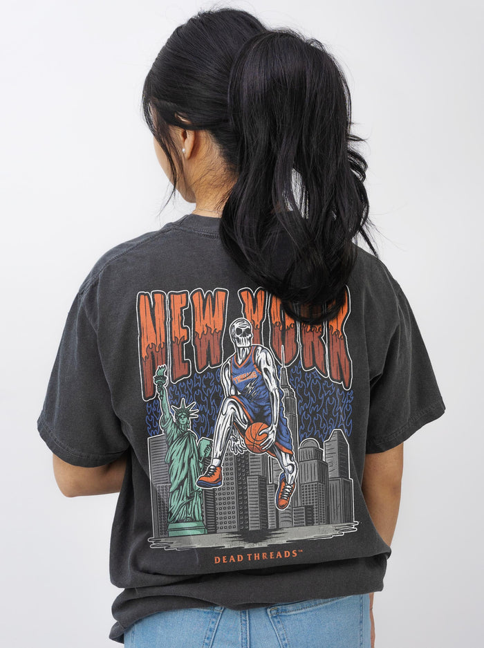 NEW YORK BASKETBALL - “DT ESSENTIAL" PREMIUM T - SHIRT – T-Shirt – Dead Threads Apparel