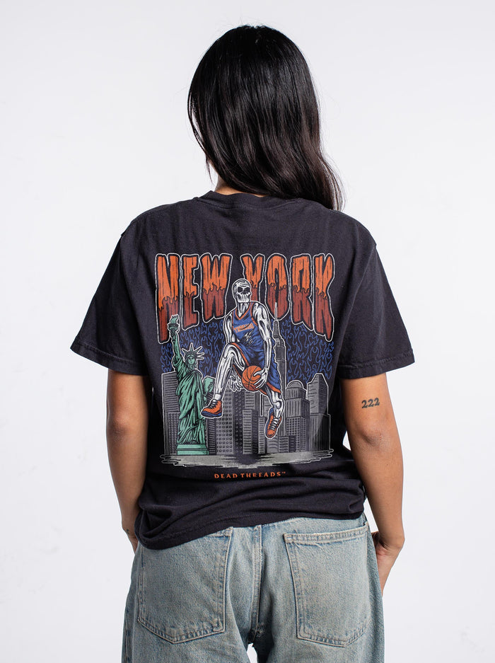 NEW YORK BASKETBALL - “DT ESSENTIAL" PREMIUM T - SHIRT – T-Shirt – Dead Threads Apparel