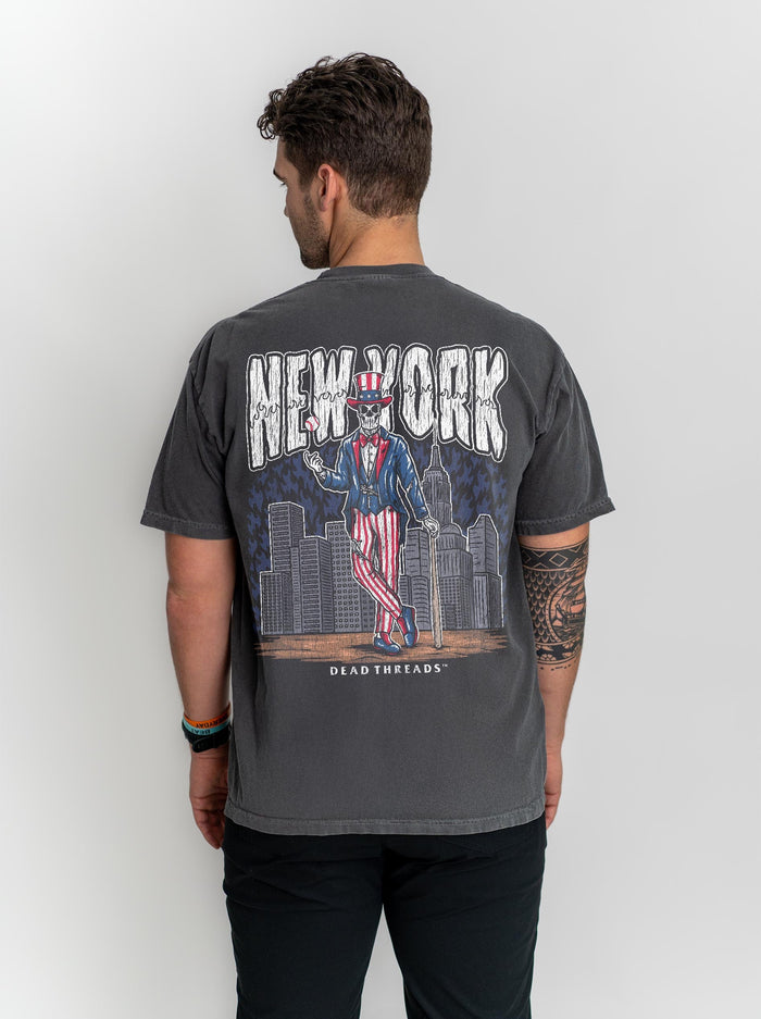 NEW YORK "BRONX" BASEBALL - “DT ESSENTIAL" PREMIUM SHIRT – T-Shirt – Dead Threads Apparel