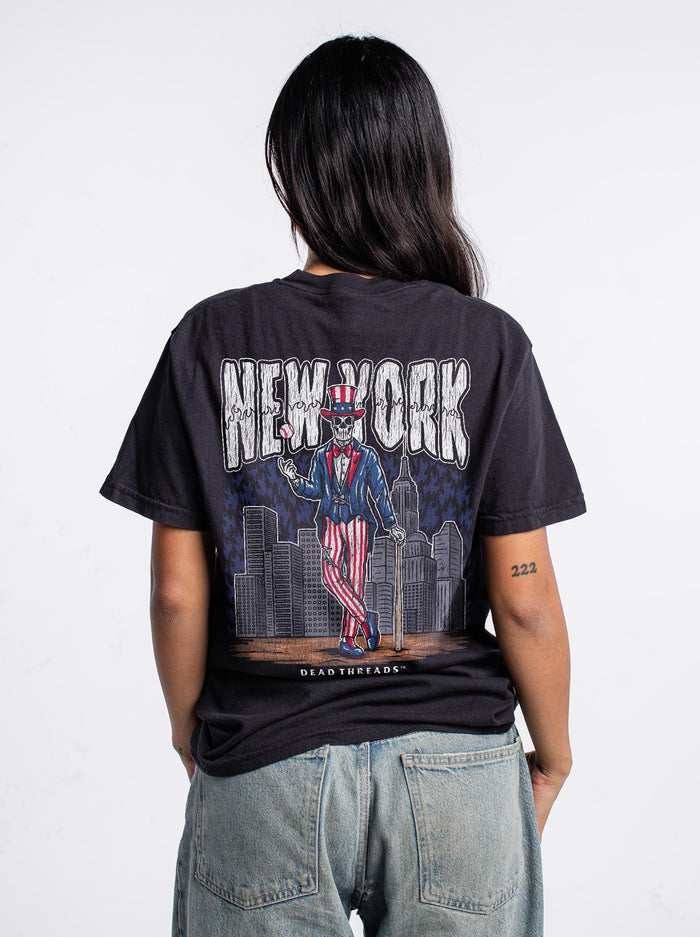 NEW YORK "BRONX" BASEBALL - “DT ESSENTIAL" PREMIUM SHIRT – T-Shirt – Dead Threads Apparel