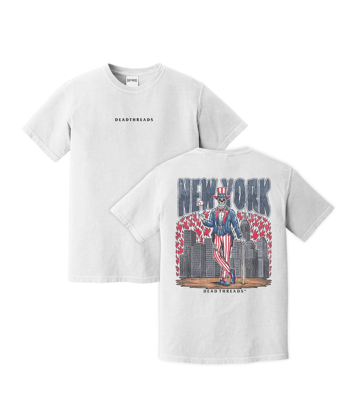 NEW YORK "BRONX" BASEBALL - “DT ESSENTIAL" PREMIUM SHIRT – T-Shirt – Dead Threads Apparel