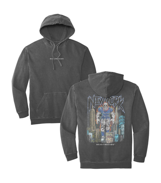 NEW YORK FOOTBALL BLUE - “DT ESSENTIAL" HOODIE – Hoodie – Dead Threads Apparel