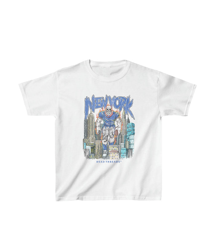 NEW YORK FOOTBALL BLUE - KIDS – Kids clothes – Dead Threads Apparel