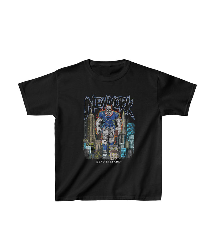 NEW YORK FOOTBALL BLUE - KIDS – Kids clothes – Dead Threads Apparel