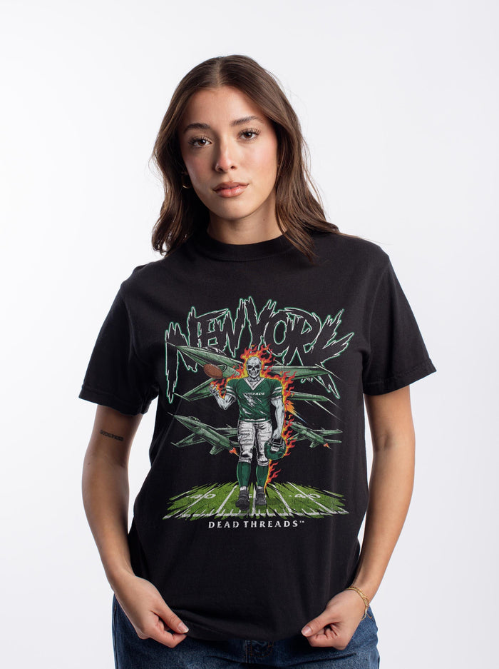 NEW YORK FOOTBALL GREEN – T-Shirt – Dead Threads Apparel