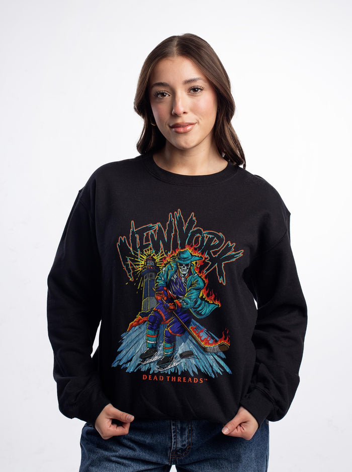 NEW YORK HOCKEY "THE ISLANDER" CREWNECK SWEATSHIRT – Sweatshirt – Dead Threads Apparel