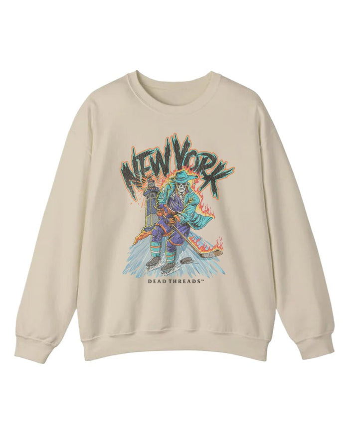 NEW YORK HOCKEY "THE ISLANDER" CREWNECK SWEATSHIRT – Sweatshirt – Dead Threads Apparel
