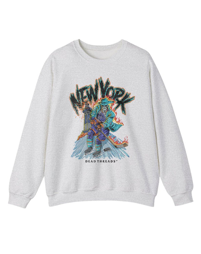 NEW YORK HOCKEY "THE ISLANDER" CREWNECK SWEATSHIRT – Sweatshirt – Dead Threads Apparel