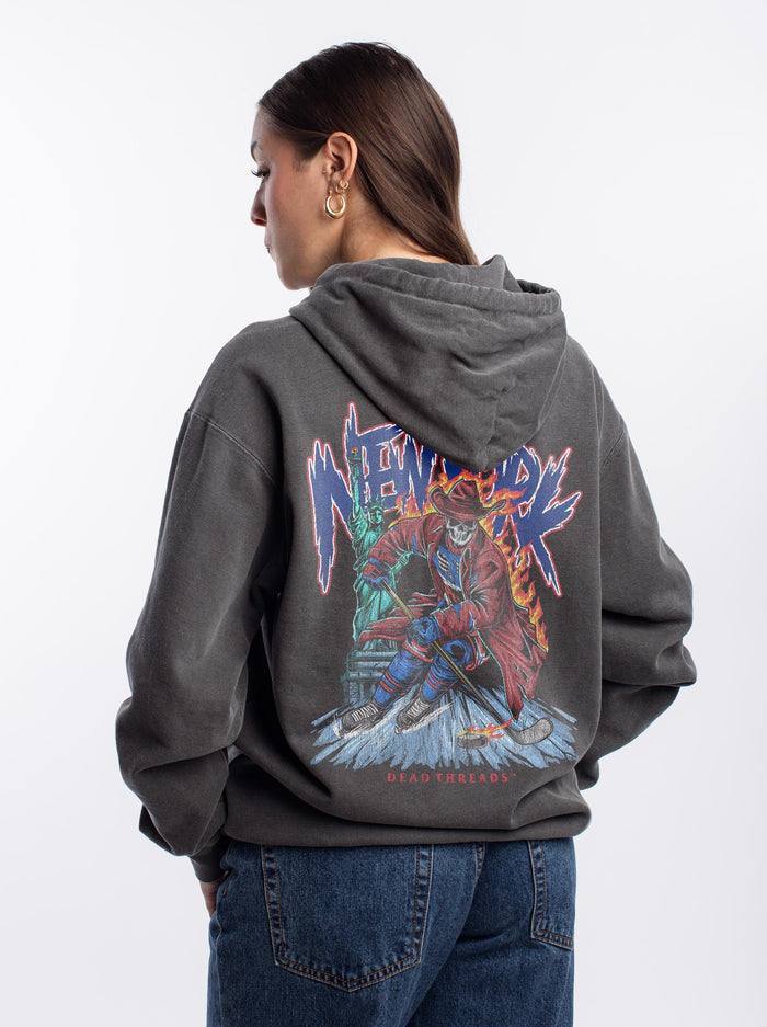 NEW YORK HOCKEY "THE RANGER" - HOODIE – Hoodie – Dead Threads Apparel