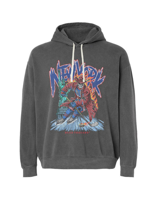 NEW YORK HOCKEY "THE RANGER" - LIGHTWEIGHT HOODIE – Lightweight – Dead Threads Apparel