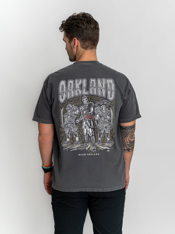 OAKLAND FOOTBALL - “DT ESSENTIAL" PREMIUM T - SHIRT – T-Shirt – Dead Threads Apparel