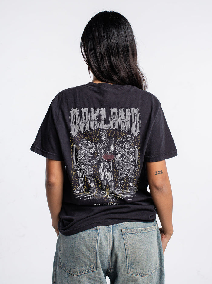 OAKLAND FOOTBALL - “DT ESSENTIAL" PREMIUM T - SHIRT – T-Shirt – Dead Threads Apparel