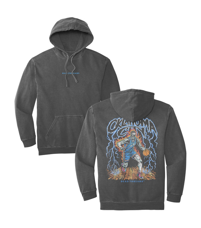 OKLAHOMA CITY "BLUE" BASKETBALL - “DT ESSENTIAL" HOODIE – Hoodie – Dead Threads Apparel