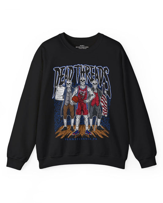 PHILADELPHIA BASKETBALL - CREWNECK SWEATSHIRT – Sweatshirt – Dead Threads Apparel