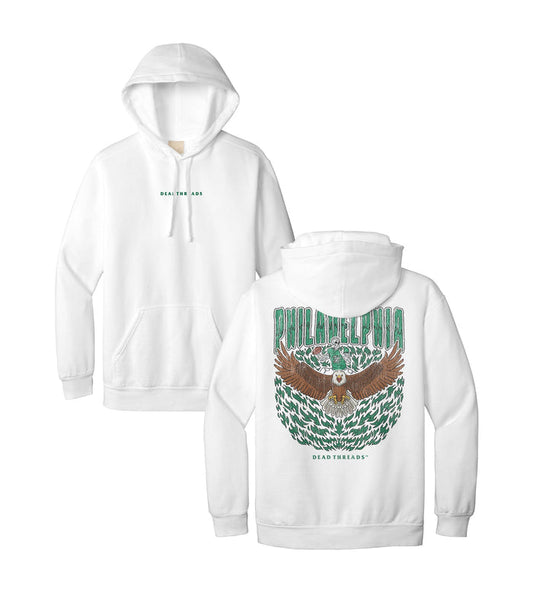 PHILADELPHIA FOOTBALL v1 - “DT ESSENTIAL" HOODIE – Hoodie – Dead Threads Apparel